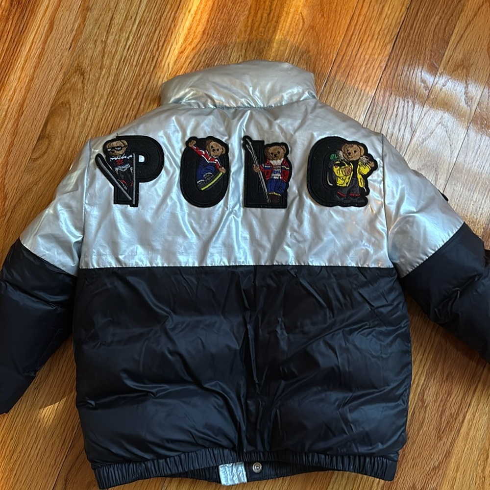 Polo Bear Toddler Boys Jacket 3T Ralph Lauren Puffer